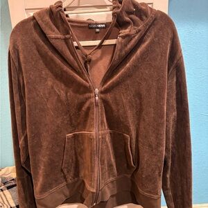 Fashion Nova Chocolate Brown Hoodie